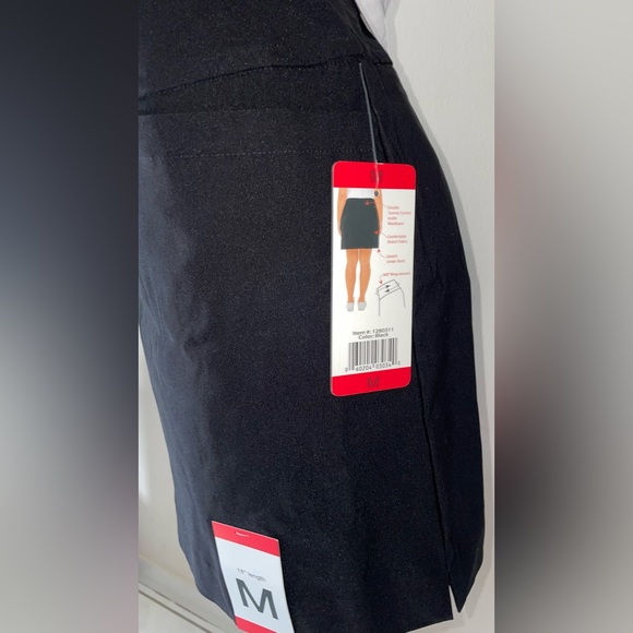 NWT Black Skort with Pocket. Short Spandex size M (2) - Picture 2 of 10